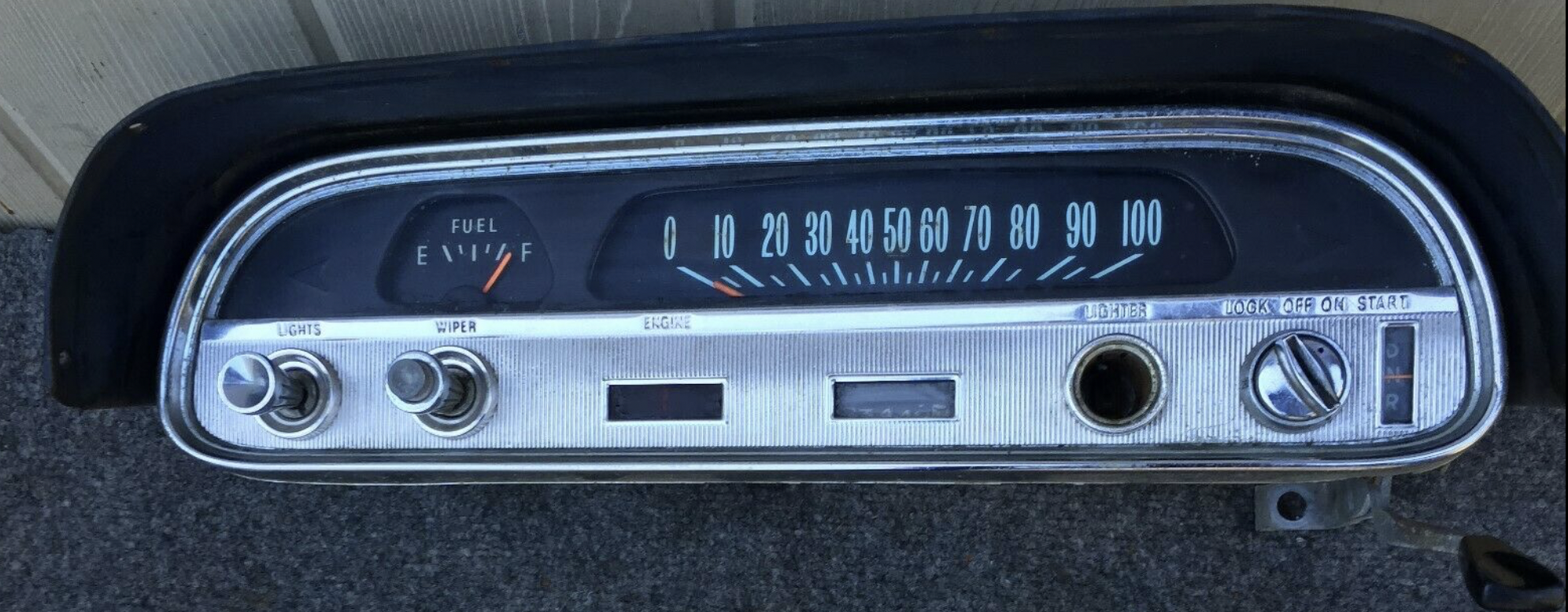 1964 Corvair Monza Instrument Cluster